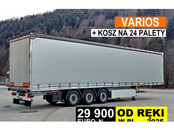 Ponyvás félpótkocsi SCHMITZ VARIOS