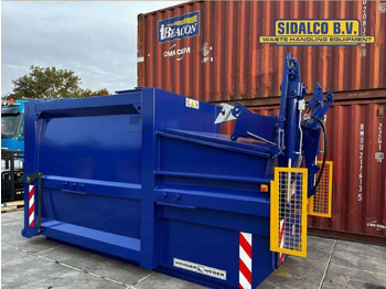Új Sittes konténer Werner & Weber MPC 10 met kiep systeem portaalarm opname: 4 kép.