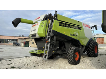 Kombájn a következők szállításához élelmiszer Claas Lexion 770: 3 kép.