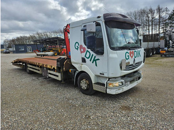 Autószállító teherautó, Darus autó Renault Midlum 220 Machine/auto Transport and crane(2 stk): 5 kép.