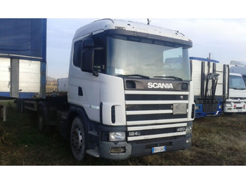 Nyergesvontató Scania 124L420: 2 kép. Nyergesvontató Scania 124L420: 2 kép.