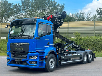 MAN TGS 26.480 6x2 Abrollkipper + Kran EPSILON lízing MAN TGS 26.480 6x2 Abrollkipper + Kran EPSILON: 2 kép.