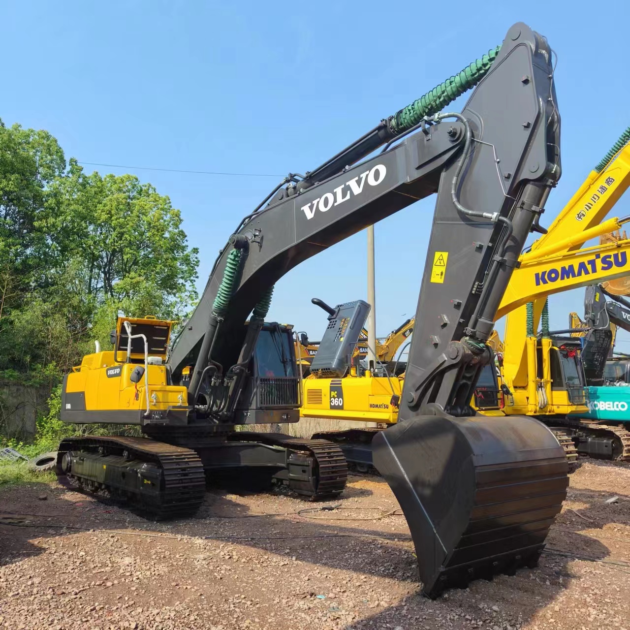 Lánctalpas kotró VOLVO EC480