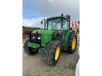 Traktor 1996 John Deere 6400 4x4 w/ front loader.: 5 kép.