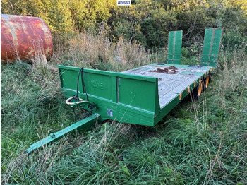 Pótkocsi mélybölcsős