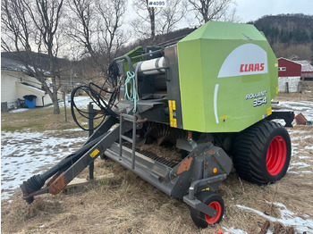 Szálastakarmány betakarítás gépei 2008 Claas Rollant 354 Rotocut round baler. small repair object: 4 kép.