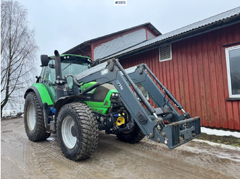 Traktor 2015 Deutz-fahr 6190 Agrotron w/ Front loader, Front PTO and 2 sets of tires.: 2 kép. Traktor 2015 Deutz-fahr 6190 Agrotron w/ Front loader, Front PTO and 2 sets of tires.: 2 kép.