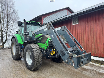 Traktor 2015 Deutz-fahr 6190 Agrotron w/ Front loader, Front PTO and 2 sets of tires.: 3 kép. Traktor 2015 Deutz-fahr 6190 Agrotron w/ Front loader, Front PTO and 2 sets of tires.: 3 kép.