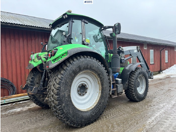 Traktor 2015 Deutz-fahr 6190 Agrotron w/ Front loader, Front PTO and 2 sets of tires.: 4 kép. Traktor 2015 Deutz-fahr 6190 Agrotron w/ Front loader, Front PTO and 2 sets of tires.: 4 kép.
