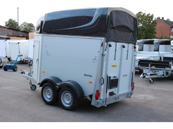 Pótkocsi állatszállító Humbaur Equitos Alu Plus 2400 Pferdeanhänger Sattelkamme: 4 kép.