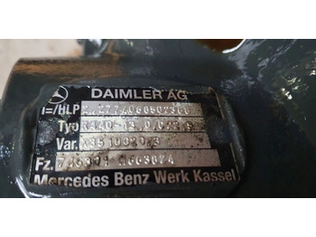 Hátsó tengely - Teherautó Mercedes-Benz 2 / 277 Actros MP 4 truck: 3 kép. Hátsó tengely - Teherautó Mercedes-Benz 2 / 277 Actros MP 4 truck: 3 kép.