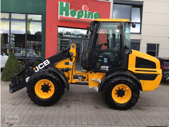 Gumikerekes homlokrakodó JCB 409