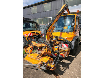 Rézsűkasza Mulag MKM 700 Mähausleger Böschungsmäher Böschungsmulcher FME 700 600 500 Dücker DUA Unimog 405 U400 500 423: 2 kép.