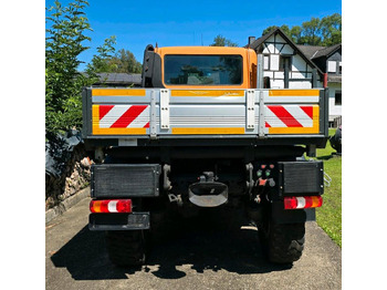 Platós teherautó, Többcélú/ Speciális jármű Unimog 405 U423 Mercedes-Benz U 423 Variopilot Easy-Drive Hydrostat 427 430 727 429 Dücker: 4 kép.