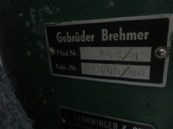 Nyomdagép GEBRÜDER BREHMER 703/1: 4 kép.
