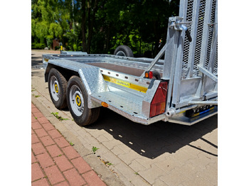 Új Gépszállító utánfutó PRZYCZEPA LAWETA DO MINIKOPARKI POD KOPARKĘ Z RAMPEM 2700KG / EXCAVATOR MINI EXCAVATOR TRANSPORTER TRAILER WITH RAMPS 2700KG: 3 kép.