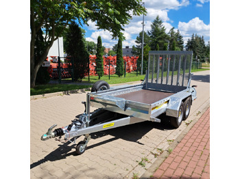Új Gépszállító utánfutó PRZYCZEPA LAWETA DO MINIKOPARKI POD KOPARKĘ Z RAMPEM 2700KG / EXCAVATOR MINI EXCAVATOR TRANSPORTER TRAILER WITH RAMPS 2700KG: 2 kép.