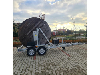 Új Kábeldob szállító utánfutó PRZYCZEPA SŁUPOWA KABLOWA PRZEWÓZ KABLI 3500 KG / POLE CABLE TRAILER FOR CABLE TRANSPORT 3500 KG: 5 kép.