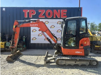 Minikotró Kubota U36-4 Cabine à 28500 € HT: 2 kép.