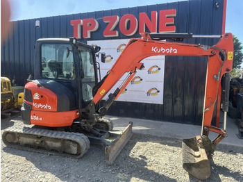 Minikotró Kubota U36-4 Cabine à 28500 € HT: 3 kép.