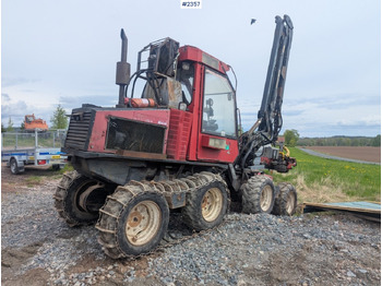 Betakarító gép Thinning harvester, Steber BGS with Mowi crane: 3 kép.
