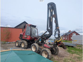 Betakarító gép Thinning harvester, Steber BGS with Mowi crane: 5 kép.