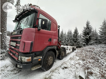 Rönkszállító teherautó SCANIA 124