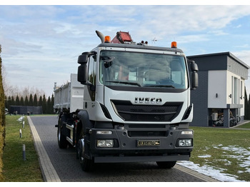 Billenőplatós teherautó Iveco STRALIS 330 / 4x2 / FASSI F135 / WYWROTKA: 4 kép.