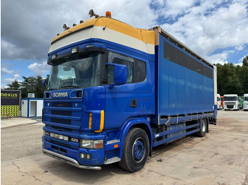 Állatszállító teherautó SCANIA 124