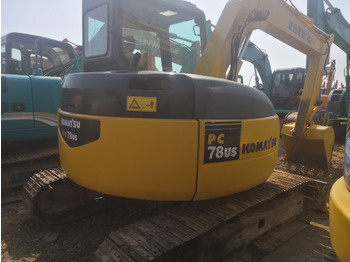 Minikotró KOMATSU PC78US: 4 kép.