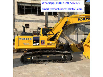 Lánctalpas kotró KOMATSU PC200-8