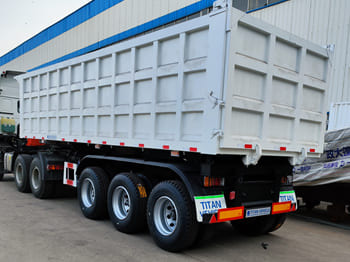 Új Félpótkocsi billenőplatós TITAN 3 Axle Tip Trailer for Sale in Tanzania: 2 kép.