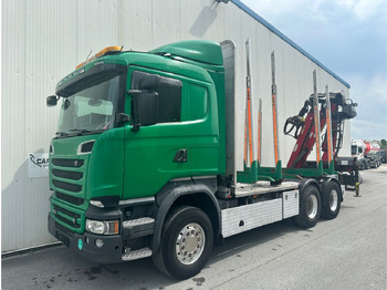 Rönkszállító teherautó SCANIA R 580