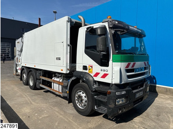 Szemetesautó Iveco Stralis 330 6x2, EURO 5, Retarder, Faun, Household waste: 4 kép.