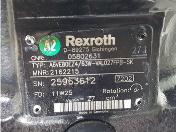 Új Hidraulika - Építőipari gépek Bomag 05802631-Rexroth A6VE80EZ-Drive motor/Fahrmotor: 4 kép.