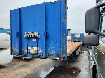 Platós félpótkocsi VAN HOOL