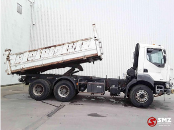 Billenőplatós teherautó, Darus autó Renault Kerax 420 6x4: 4 kép.