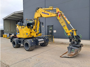 Gumikerekes kotró KOMATSU