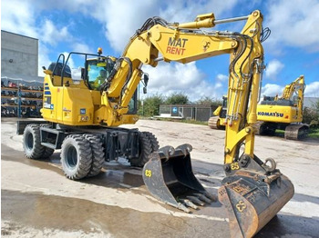 Gumikerekes kotró KOMATSU