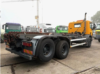 Cserefelépítményes teherautó Scania P114-340 6x2 WITH MULTILIFT CONTAINERSYSTEM ONLY 80.500 KM!! ORIGINAL (10 TIRES / FULL STEEL SUSPENSION / 12 GEARS MANUAL GEARBO: 3 kép.