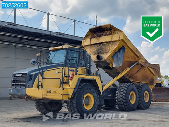 Csuklós dömper Komatsu HM400 -3 TAIL GATE: 2 kép.