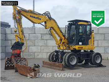 Gumikerekes kotró KOMATSU PW118
