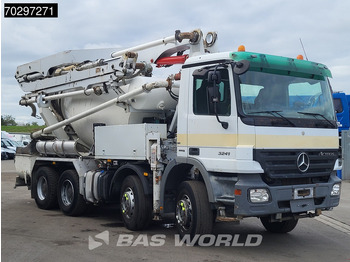 Betonpumpa Mercedes-Benz Actros 3241 8X4 7m3 Putzmeister Mixer Big-Axle Steelsuspension 3-Pedals Pompe+Mixer Euro 4: 3 kép.