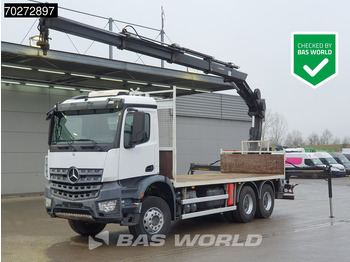 Mercedes-Benz Arocs 2636 6X4 Hiab 144 E-3 Hipro Kran Crane Remote Full Steel Euro 6 lízing Mercedes-Benz Arocs 2636 6X4 Hiab 144 E-3 Hipro Kran Crane Remote Full Steel Euro 6: 1 kép.