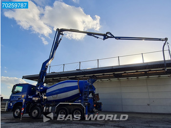Betonpumpa Mercedes-Benz Arocs 3251 8X4 PUMI Putzmeister TMM 24 + Liebherr 7m3 Mixer Retarder Euro 6: 3 kép.