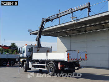 Billenőplatós teherautó, Darus autó Mercedes-Benz Axor 1833 Axor 4X2 HIAB XS B-122 HIDUO Crane Kran Manual Steelsuspension Big-Axle Euro 5: 2 kép.