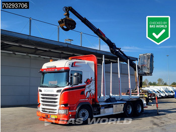 Rönkszállító teherautó SCANIA R 450