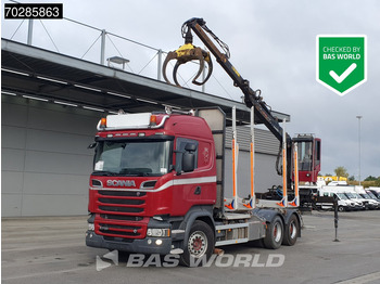 Rönkszállító teherautó SCANIA R 730