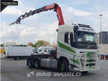 Platós teherautó, Darus autó Volvo FH 500 FH 6X4 Full-Air Liftachse HMF 2820K-RCS Crane+JIB Remote Control I-ParkCool VDS LED Kran: 3 kép.