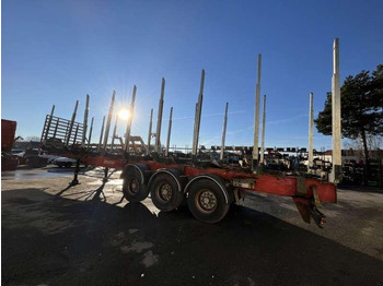 Rönkszállító félpótkocsi Fruehauf GRUMIERE 3 ESSIEUX: 5 kép.